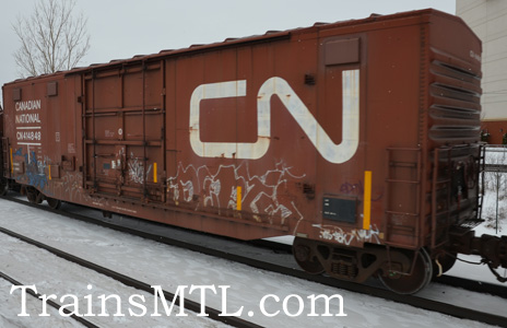 Car/wagon CN414848 right side / coté droit